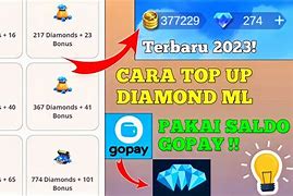 Cara Menggunakan Gopay Untuk Top Up Mobile Legend Termurah